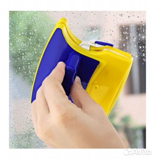 Магнитная щётка для мытья окон