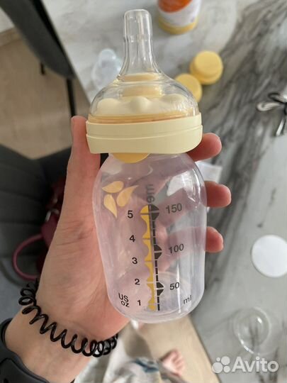 Бутылочка medela calma со смартсоской