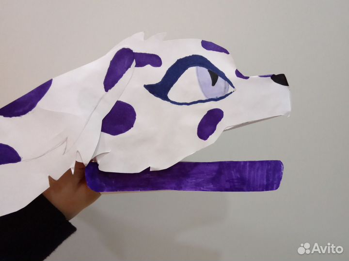 Бумажный дракон на руку