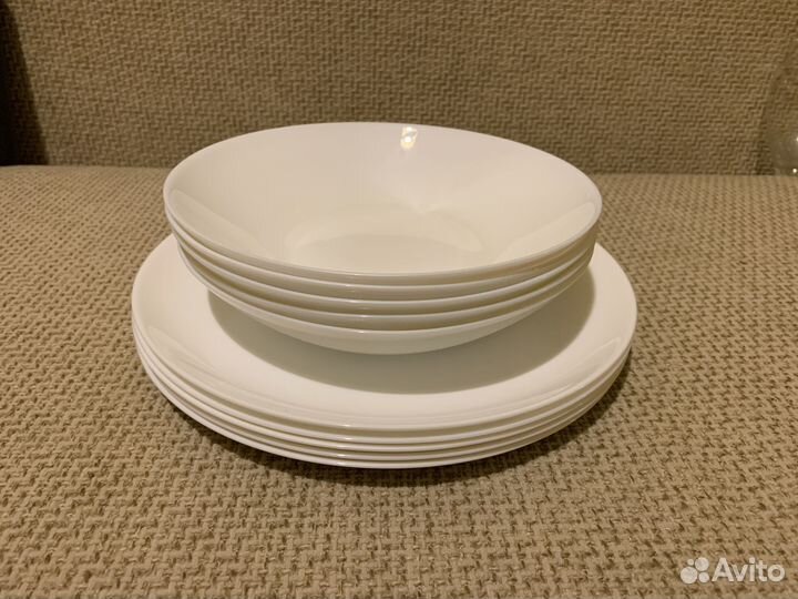 Набор Luminarc Diwali Тарелки белые 10 штук