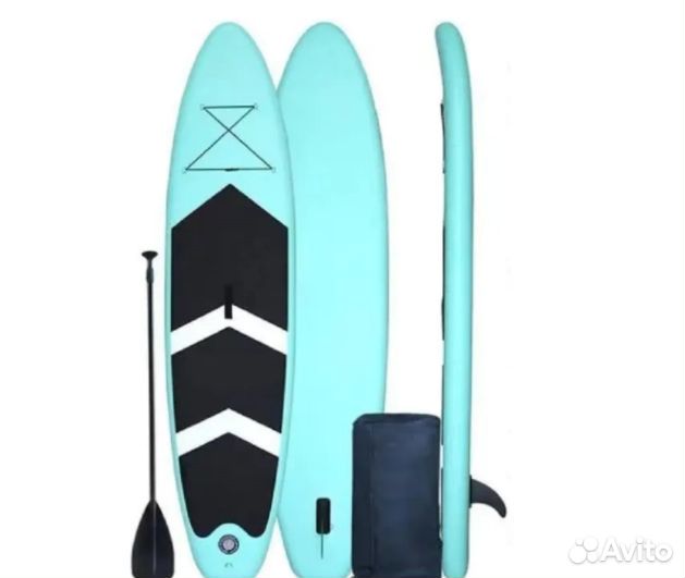 Надувная доска для sup-бординга funwater deep azur