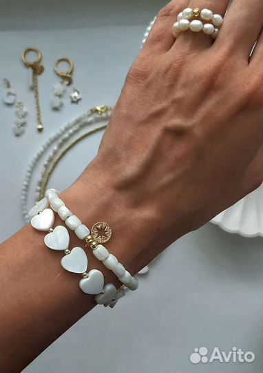 Браслет из перламутра