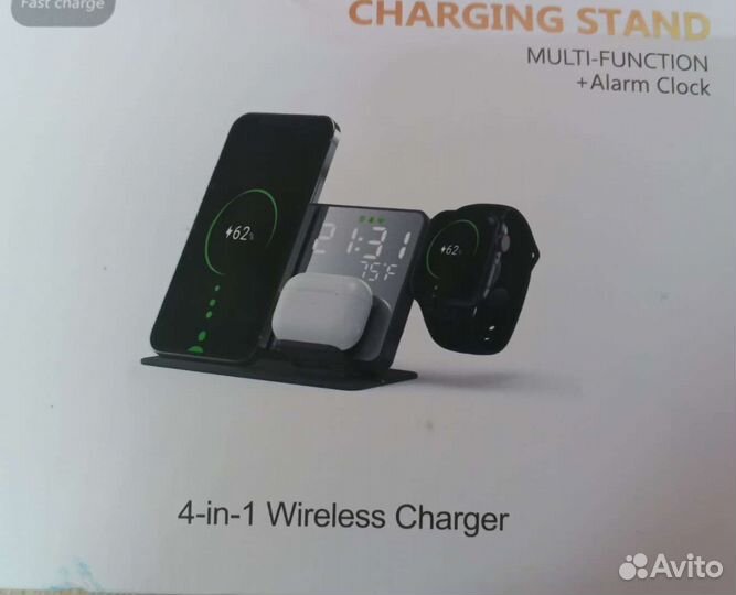 Беспроводная докстанция 4 в 1