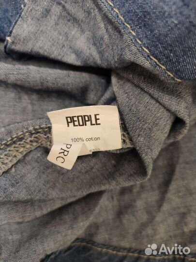 Рубашка джинс, people, 48р