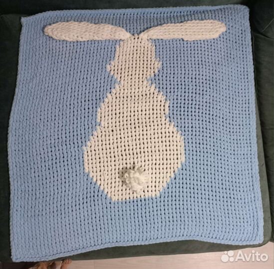 Плед детский вязаный