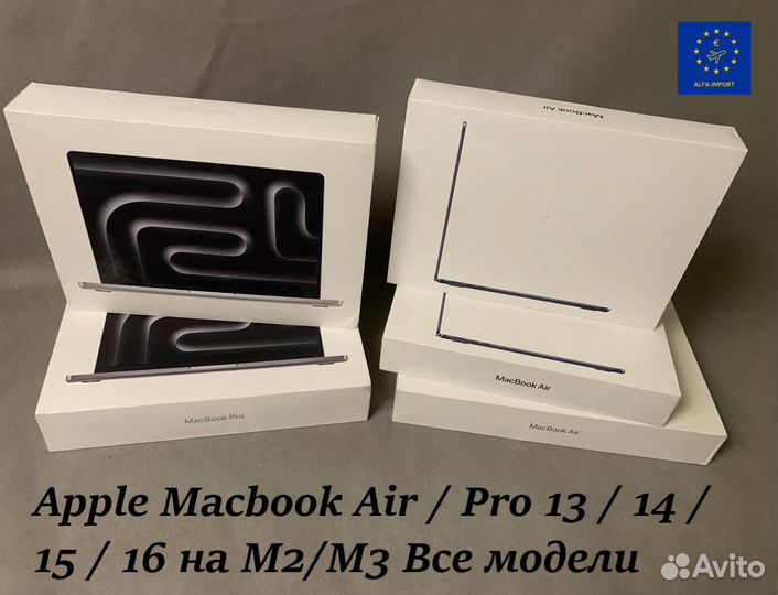 Apple Macbook Air / Pro 13 / 14 / 15 / 16 на M2/M3