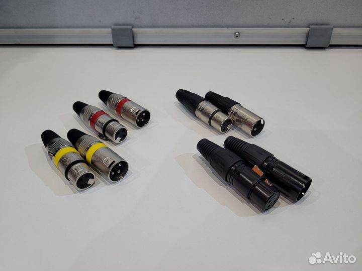 Переходники Штекеры XLR jack RCA AUX