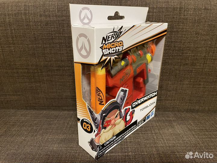 Бластеры Нёрф Микрошот Овервотч