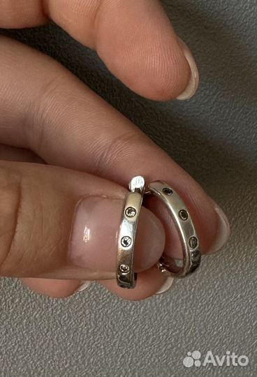 Серьги серебро 925