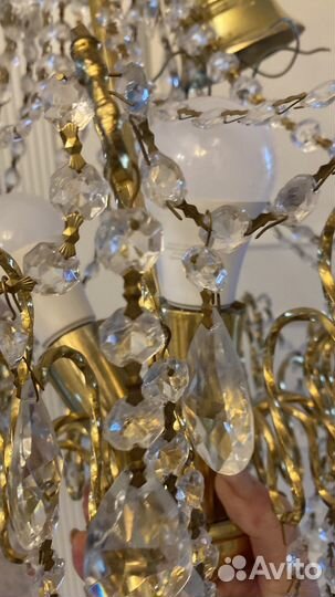 Люстра хрустальная