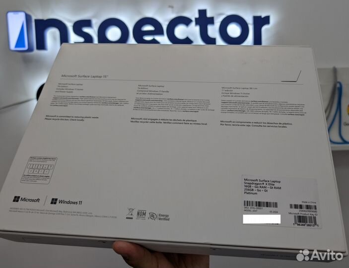 Microsoft Surface Laptop Snapdragon Elite 16gb/256
