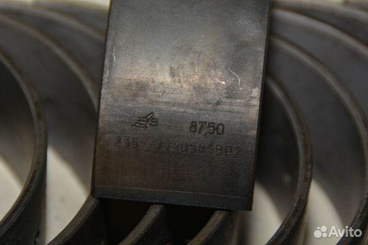 Комплект вкладышей нижней головки шатуна Р2 (87,5)