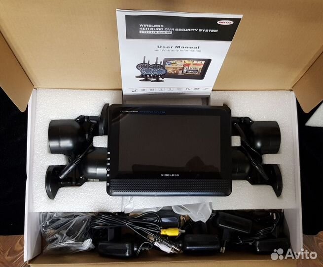 Камера видеонаблюдения комплект, беспроводные