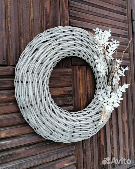 Новогодний венок на дверь