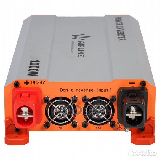 Инвертор 24В-220В, 1000 Вт API100006 airline