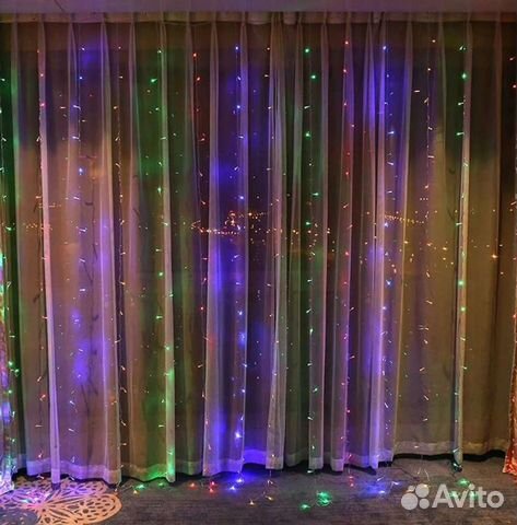 Гирлянды-шторы