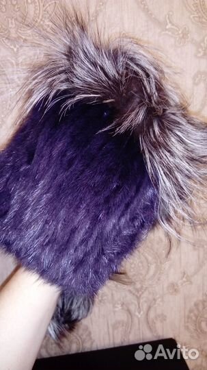 Шапка зимняя меховая женская