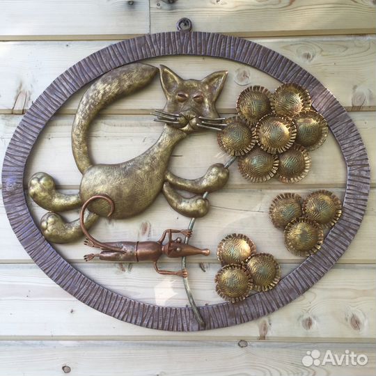 Стальные картины, кованные панно