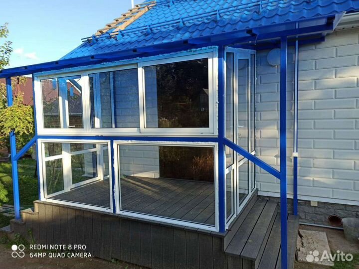 Алюминиевые окна/Терасса/Беседка/Москитные сетки