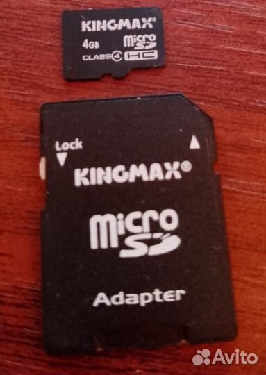 Карта памяти MicroSD 4gb