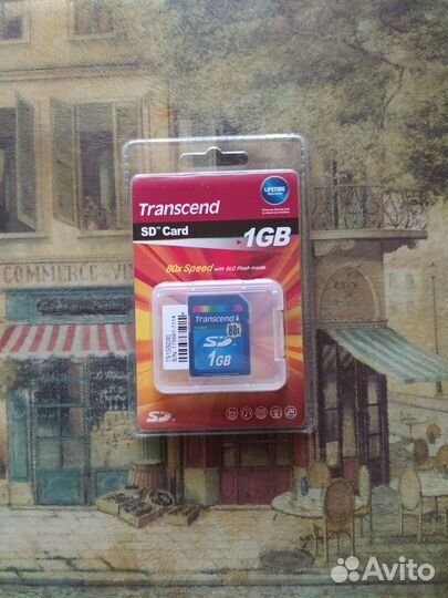 Карта памяти SD 1Gb Transcend