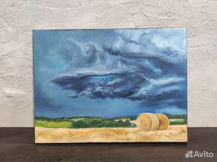 Картина маслом на холсте пейзаж