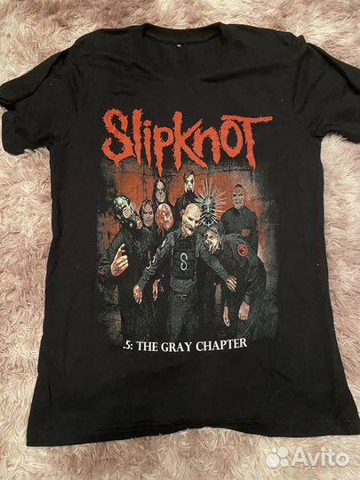 Футболка металлика и слипнот