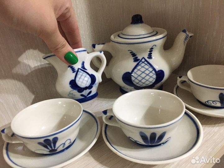 Сервиз Гжель СССР