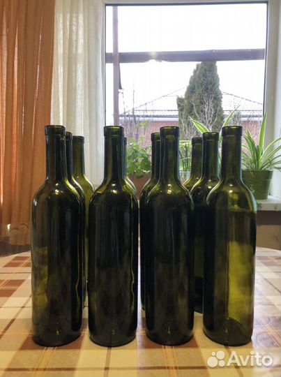 Бутылки винные для декора