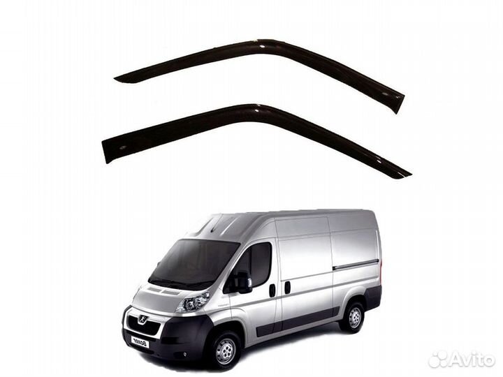 Ветровики Пежо Боксер с 2006г Дефлекторы окон