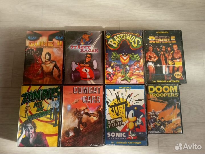 Картридж sega 16 bit Jurassic park