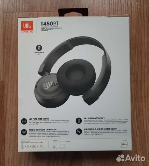 Беспроводные наушники JBL T450BT Оригинал