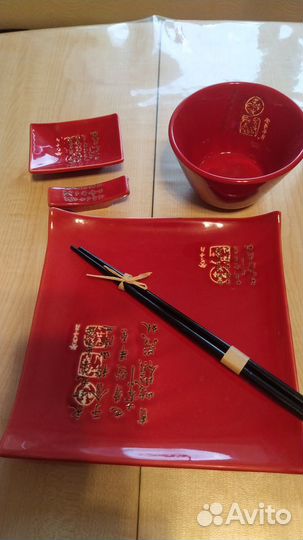 Набор посуды для суши и роллов (5 предметов)