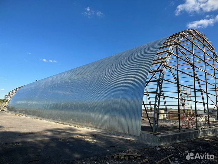 Арки арочного ангара 18м18000 мм