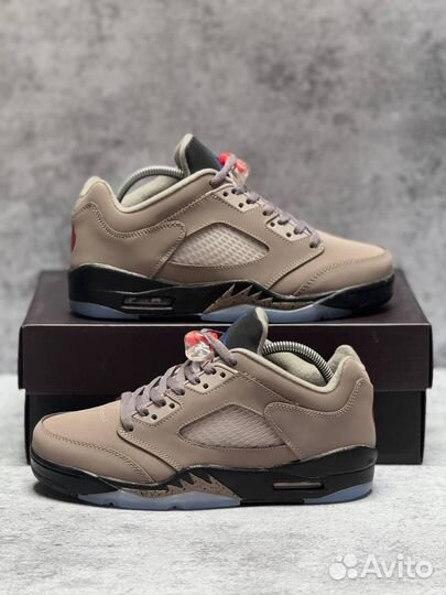 Кроссовки Nike PSG x Air Jordan 5 Low (Арт.87455)