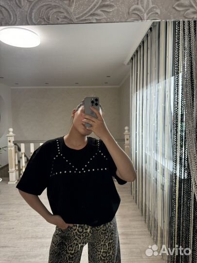 Леопардовые джинсы