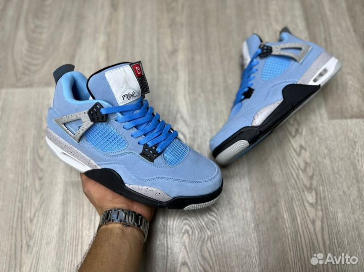 Кроссовки Air Jordan 4 University Blue (36-45)