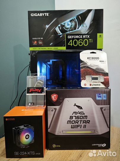 Игровой пк i5 13400 / RTX 4060ti / 32GB DDR5