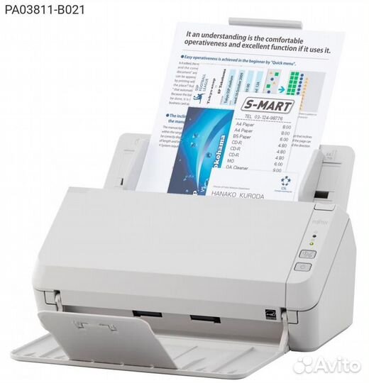 Сканер Fujitsu SP-1130N Протяжный A4 600dpi, PA038