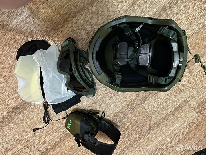 Баллистический безухий шлем из арамида