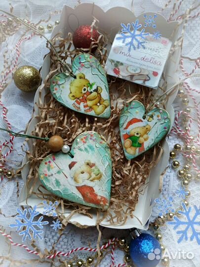 Новогодние украшения ручной работы