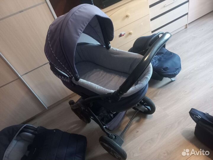 Коляска зимняя 3 в 1 Noordi с автолюлькой