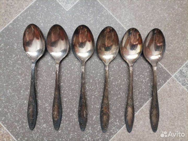 Ложки мельхиоровые СССР Кольчугино