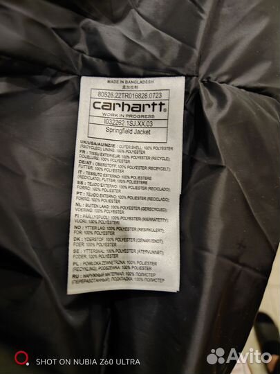 Пуховик carhartt wip