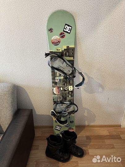 Сноуборд bone с ботинками