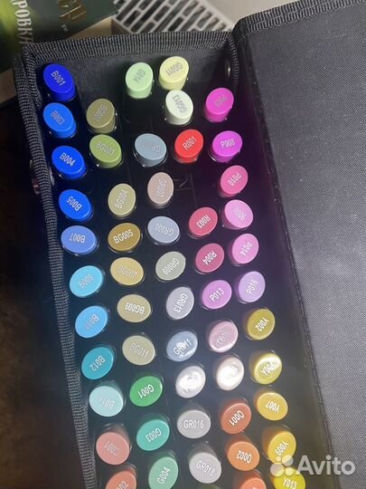 Маркеры художественные 80 цветов