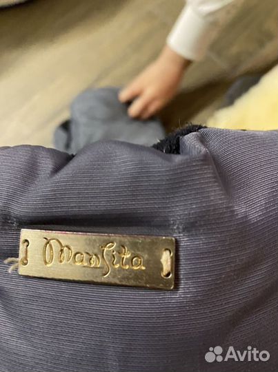 Меховой конверт в коляску