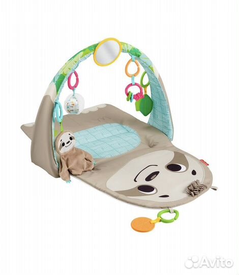 Развивающий коврик fisher price ленивец