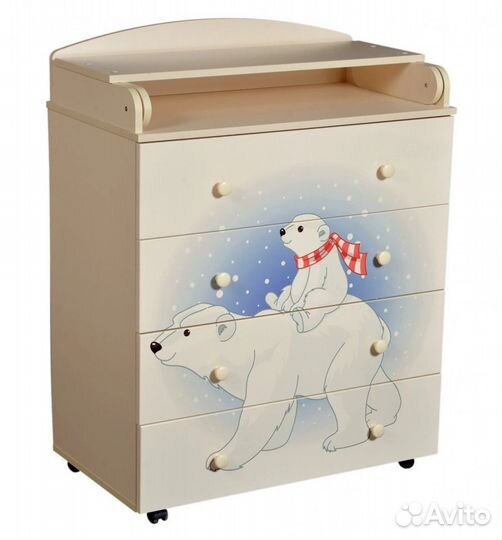 Комод северный медведь 80 см