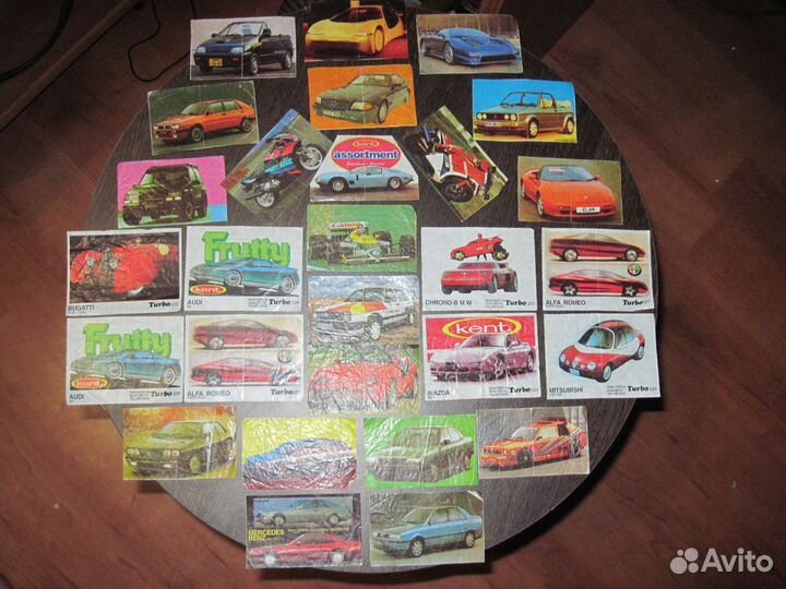 Вкладыши от жвачек (186 шт.)